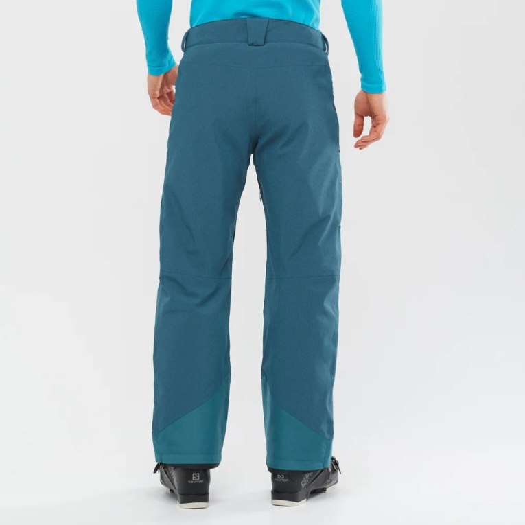 Turquoise Salomon Untracked Men's Ski Pants | IE VQ6234